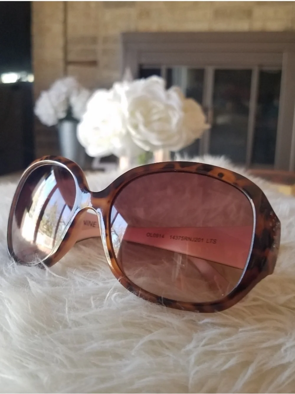 Women’s Nine West Brown Tortoise Sunglasses NEW